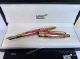 New 2024 Copy Montblanc Meisterstuck 100th Anniversary Rollerball Red and Gold (2)_th.jpg